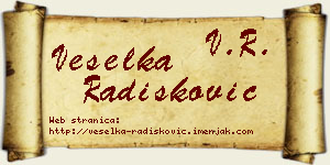 Veselka Radišković vizit kartica